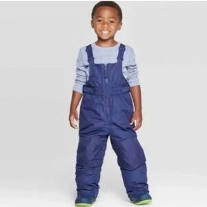 Cat and Jack Kids Snow Bib Overalls Size 12M - Color Navy Blue